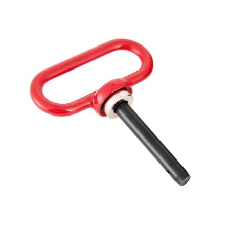 Universal kraftig magnetisk dragkrok, magnetisk släpvagnsgrindpinne för gräsklippare, trädgårdstraktorer med 2 bultar -1/2' R-Clip