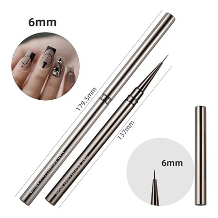 Nail Art Brushes Liner Detailer Striping Brush Gel Polish Manic