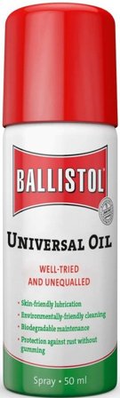 Ballistol Universalolja Spray 50 ml - Væsker og Løsningsmiddel
