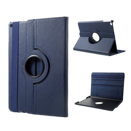 iPad (2017) moderni nahkakotelo - Tummansininen