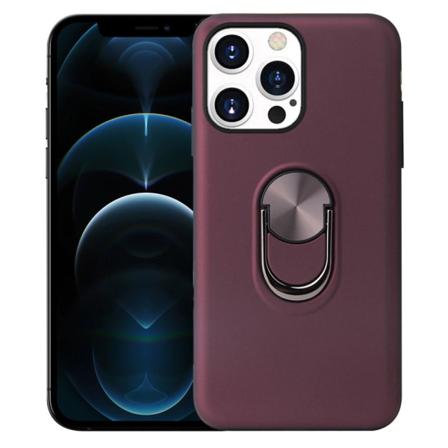 Iphone 13 Pro Max - Hybrid Ring Skal - Vinröd