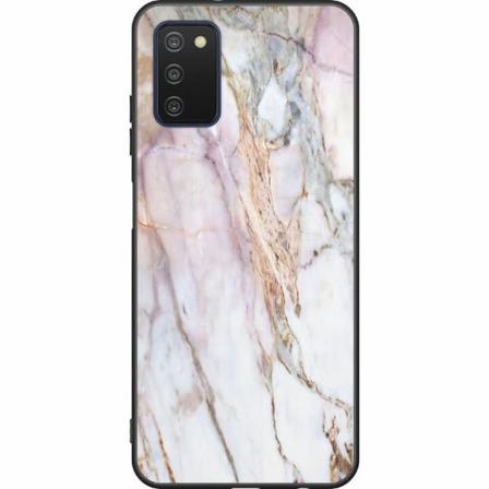 Samsung Galaxy A03s Svart Skal Marmor