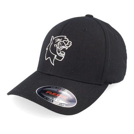 Iconic - Negro flexfit Gorra - Panther Smile Black Flexfit @ Hatstore