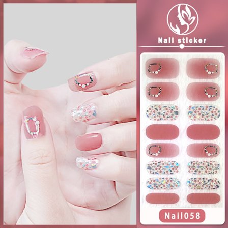 Franske negleklistremerker Nail Art-klistremerke 5 5