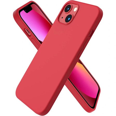 (Pow yeah!) iPhoneXR cover, flydende silikone cover til iPhoneXR, ultratyndt cover, fuld dækning stødabsorberende beskyttende blødt cover Rød iPhoneXR
