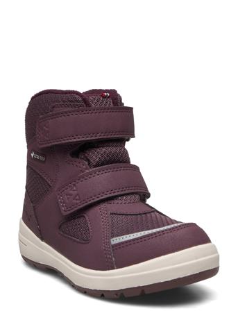 Spro High Gtx Warm Vinterstøvletter Med Borrelås Lilla Viking*Betinget Tilbud