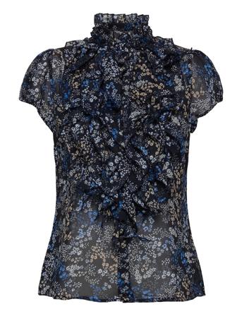 Lillysz Ss Shirt Blue Saint Tropez