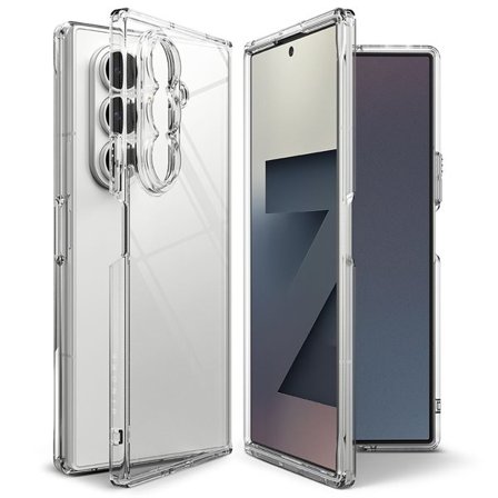 Ringke Fusion Fodral för Samsung Galaxy Z Fold 7 - Transparent