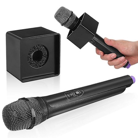 Mikrofon Leksak Simulering Mikrofon Leksak med Mikrofon Flagga Station Rekvisita för Fest Låtsaslek Scen (FMY)