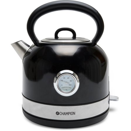Champion Retro vattenkokare 1,7 liter, svart | Köksmaskiner > Vattenkokare | Bagaren och Kocken
