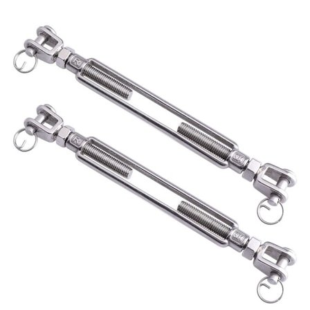 2stk Turnbuckle Turnbuckle Wire Strammer Kabelstrammer