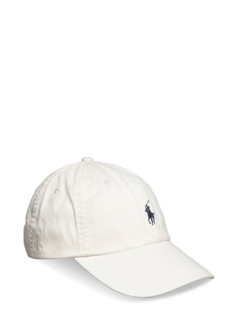 Polo Ralph Lauren Cotton Chino Ball Cap Vit