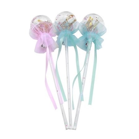 3 kpl Lasten Valoisa Leikkilelu Hauska Pallotaikasauva Hohtava Tikku Lapsille Kädessä Pidettava Hohtava Leikkilelu Keiju Sauva Lasten Rave-Leikkilelu 