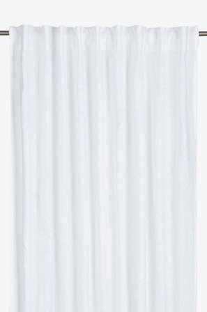 Svanefors - Gardin Harper 2P - Hvid - Gardinfag med rynkebånd - 140X280 - Fra Homeroom