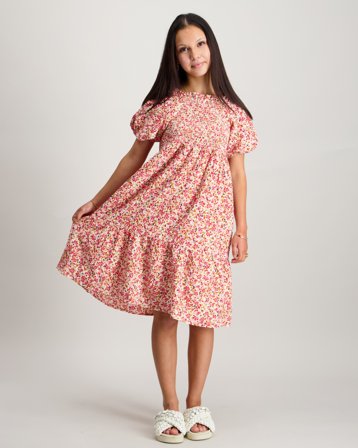 Creamie Dress Structure Hvit Kjoler Jente - Kids Brand Store