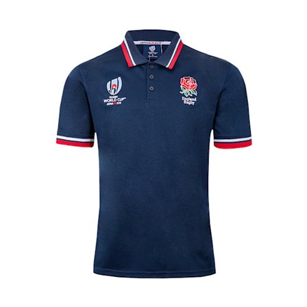 Mordely VM 2019 England Rugby Jersey Polo T-shirt för vuxna