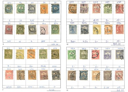 Ungarn - Samling i 1 udvalgshæfte - Stemplet