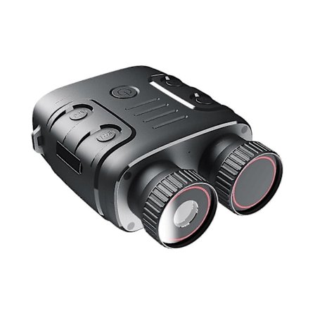 Natkikkert, Natbriller til Jagt, 5x Digital Zoom 1080p Infrarød Natkikkert til Visning 300m i Mørkt Sort