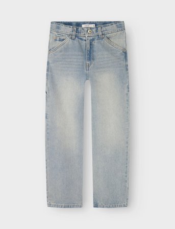 name it Nkmryan Straight Jeans Carp 4525-Im Noos - Blue - 176
