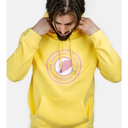 Hatstore - Keltainen Clothing - Pineapple Pink/White Hoodie @ Hatstore