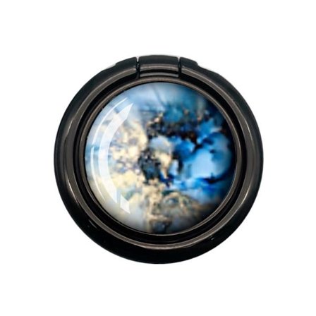 Universellt ringställ med marmormönster - Okulär Blå Och Guld