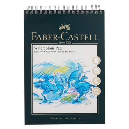 Faber-Castell Bloc Aquarelle à Spirale A4
