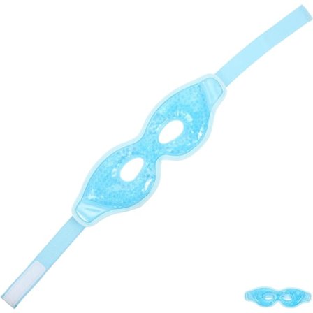 TG WJ Ismaske Gel Øyemaske Reise Søvnmaske For Jenter Kjølende Øyemaske Gjenbrukbar Gel Øyemaske Isøyemaske Cover Blå Himmel 28,5x9x1,7cm