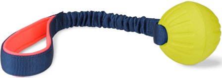 Coachi Tuggi Ball lelu joustolla, sininen/oranssi/lime