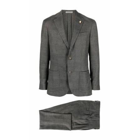Corneliani Single Breasted Suits Grå, Herre Jakkesæt, Størrelse: M