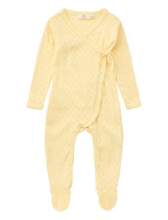 Copenhagen Colors Pointelle Cross-Over Full Body - Yellow - 62