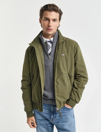 GANT Padded Hampshire Jacket - Green - L