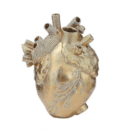 Sydämen muotoinen sydämen muotoinen kukkaruukku maljakko kuivattu vartaloveistos hartsi tyylikkäät maljakot ruukut kodin sisustus-mxbc