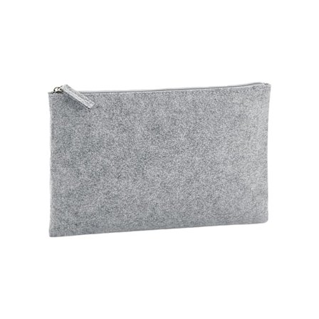 Bagbase Toalettväska i filt 23 cm x 14 cm gråmelerad