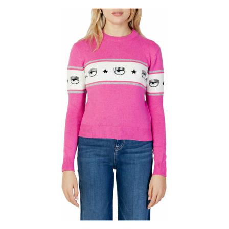 Chiara Ferragni Collection Chiara Ferragni Fuchsia Women& Strik Lilla, Dame Striktrøjer