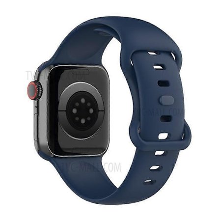 Udskiftnings silikone armbåndsrem justerbar urrem kompatibel med Apple Watch Series 10 42mm / 9 8 7 41mm / 6 5 4 SE SE (2022)