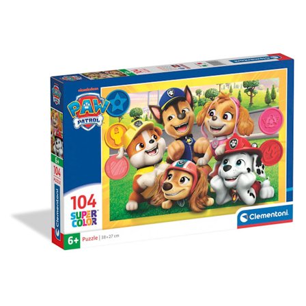Paw Patrol Børnepuslespil, 104 Brikker, Miljøvenlig