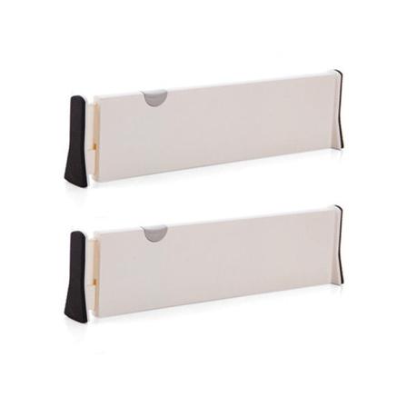 Laatikonjakajat (2 kpl), Säädettävät laatikonjärjestäjät, (28,3 - 44 cm) Keittiön laatikonjakaja makuuhuoneeseen, kylpyhuoneeseen, toimistoon, 