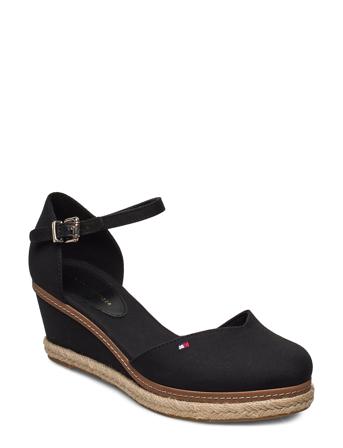 Basic Closed Toe Mid Wedge Black Tommy Hilfiger