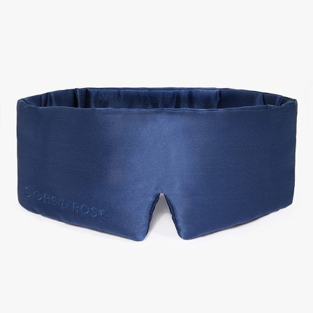 Dore & Rose Deep Sleep Mask Dark Blue, Tøj & Bolig, Rejsetilbehør, Sovemasker