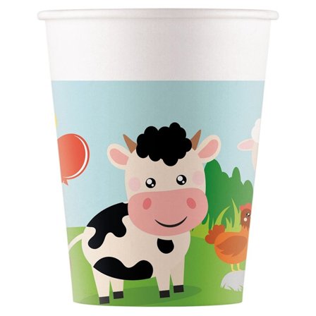 Bønder papir kopper 8-pack