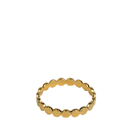 Syster P Beaches flat dots ring Ringar Dam Guld 7
