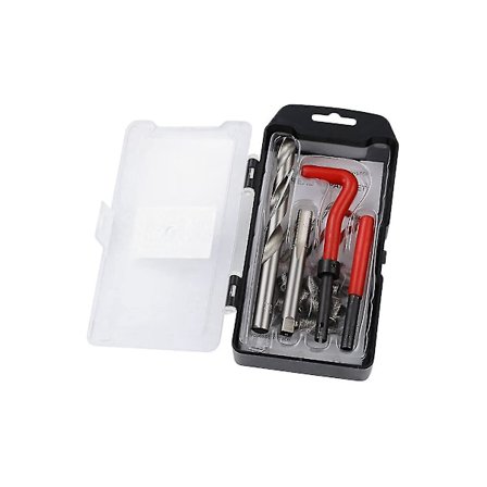 15-delt gjengegjenopprettingssett metrisk M12 X 1.25 mm Gjengegjenopprettingssett Trådinnlegg Tråd Rep