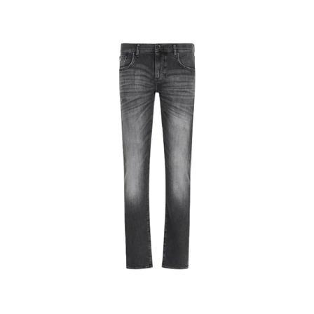 Armani Exchange, Straight Jeans Blauw, Heren, Maat:W30,Cotton