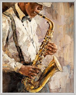 Diamond painting Saxofon - WizardiArt