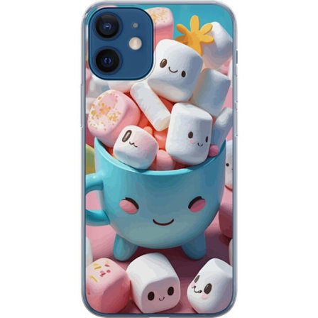 Kompatibel Mobilcover til Apple Apple iPhone 12 Kawaii marshmallow smil