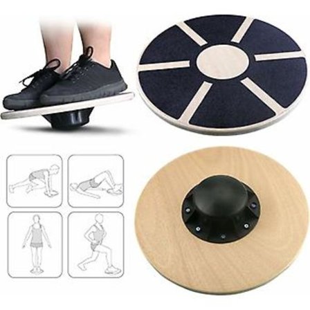 Balancebræt, Terapi Bræt, Balancebræt, Fitness Øvelse Koordination 39,5 cm Diameter Til Gym Fitness Rehabilitering Yoga Pilates Fysioterapi E