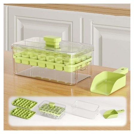 56 rum hjemme køleskab hjemmelavet iskasse, isværktøj, fødevarekvalitet ispresse, opgraderet presse design, 1 tryk slukket