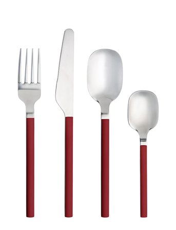 Aida Confetti Cutlery 16 Pcs Chili - Red - ONE SIZE