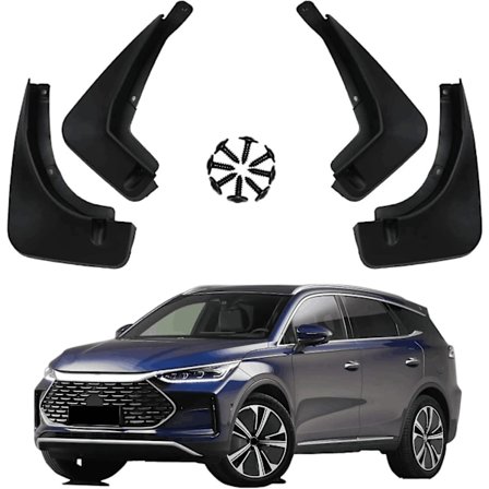 Biltilbehør for BYD Tang 2022 2023 2024 Sprutbeskyttere Mud Flaps Mudguard Beskytter Bildeler