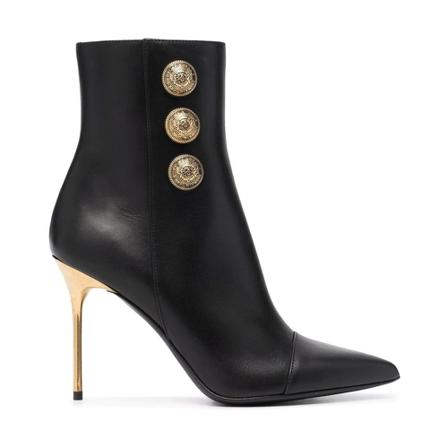 Balmain Laarzen , Zwart , Dames , Maat: 41 EU Enkellaarsjes
